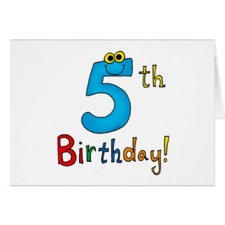 5 Year Old Birthday Cards | Zazzle