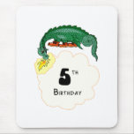 5th Birthday Dragon Mousepads