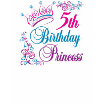 5th Birthday Princess t-shirts