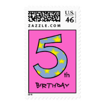 5th Birthday Stamp