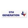 5TH GENERATION BUMPER STICKER