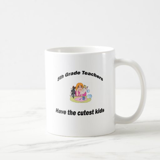 5th  grade and kids mugs