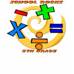 5th Grade Rocks - Math Symbols T Shirt