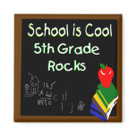 5th Grade School is Cool Fridge Magnets