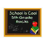 5th Grade School is Cool Post Card