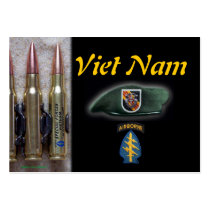 5th green berets special forces flash trading card business card template