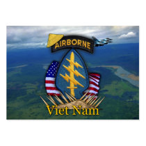 5th green berets special forces vietnam trading ca business card template
