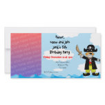 5th pirate birthday boy party invitations photo cards
