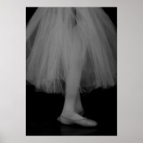 5th Position Black and White- Poster