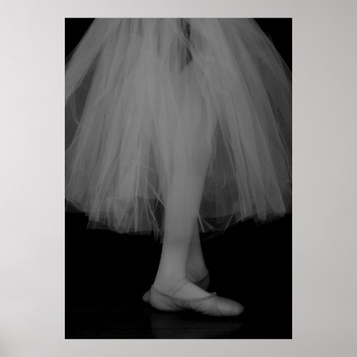 5th Position Black and White- Poster