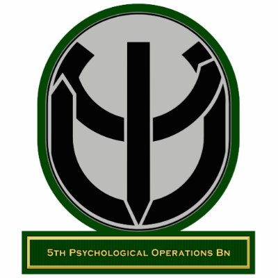 5th Psychological Operations Battalion flash Photo Sculptures by a2zgraphicsworks