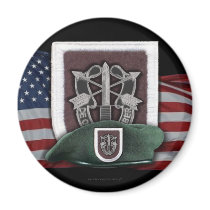 5th special forces flash Fort Campbell  magnet