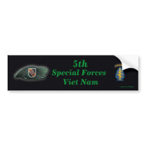 5th special forces flash vet vfw Bumper Sticker gi bumper stickers by willeboy 5th special forces flash vet vfw Bumper Sticker gi bumper stickers