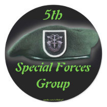 5th Special forces fort campbell veterans Sticker