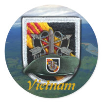 5th Special forces Green Berets flash nam Sticker