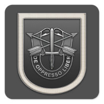 5th Special Forces Group (Airborne) Square Stickers
