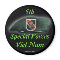 5th special forces group Green Berets  Magnet