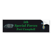 5th special forces group iraq Bumper Sticker vets