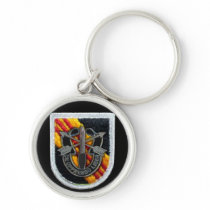 5th special forces nam flash green berets vets Key Key Chain