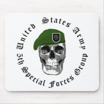 5th Special Forces Skull Mouse Pad
