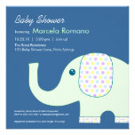 5x5 Elephant Baby Shower Invitations