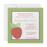 5x5 Farm Strawberry Fruit Birthday Part Invitation