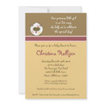 5x7 Abby's Farm Pink Barn Baby Shower Invitation
