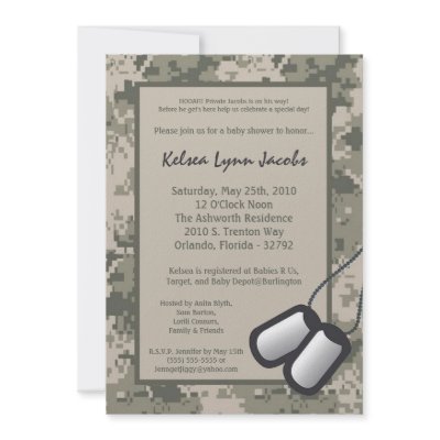 5x7 baby shower invitation