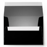 5x7 Black outside and Silver Inside Envelope