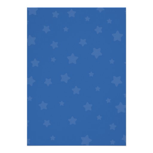 5x7 Blue Cloud Baby Boy Baby Shower Invitations