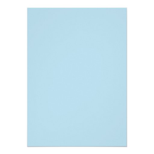 5x7 Blue Elephant Birthday Invitation