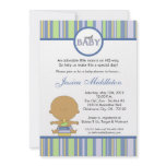 5x7 Blue Latino Baby Boy Baby Shower Invitation