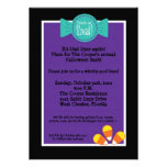5x7 Candy Corn Halloween Bash Party Invitation