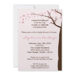 5x7 Cherry Blossom Tree Baby Shower Invitation