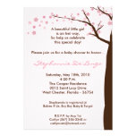 5x7 Cherry Blossom Tree Baby Shower Invitation