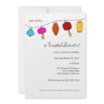5x7 Chinese Lanterns Invitations