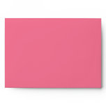 5x7 Dark Pink Outside White Inside Envelope