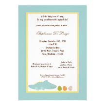 5x7 Dinosaur Baby Shower Invitation