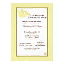 5x7 Dinosaur Baby Shower Invitation