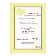 5x7 Dinosaur Baby Shower Invitation