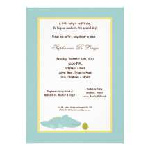 5x7 Dinosaur Baby Shower Invitation