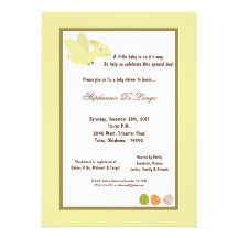 5x7 Dinosaur Baby Shower Invitation