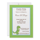 5x7 Dinosaur Birthday Party Invite