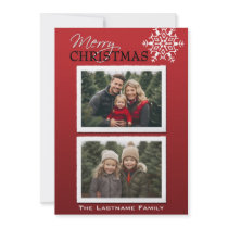 5x7 Double-sided Holiday Photo Card invitations