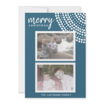 5x7 Double-sided Holiday Photo Card invitations