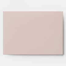 5x7  Envelope Option 1 Coral Pink Brown Floral Flo
