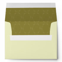 5x7  Envelope Option 1 Light/Olive Green Chandelie