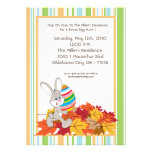 5x7 Fall Easter Bunny Party Invitation