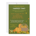 5x7 Fall Leaves Harvest Thanksgiving Invitation