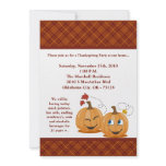 5x7 Fall Pumpkins Harvest Thanksgiving Invitation